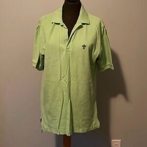 Polo Golf Ralph Lauren Men's Green Cotton Short Sleeve Polo Shirt